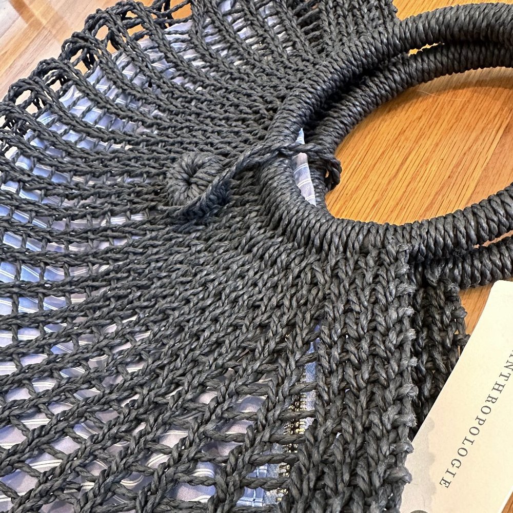 NWT - Anthropologie - Monserrat De Lucca Straw Bag